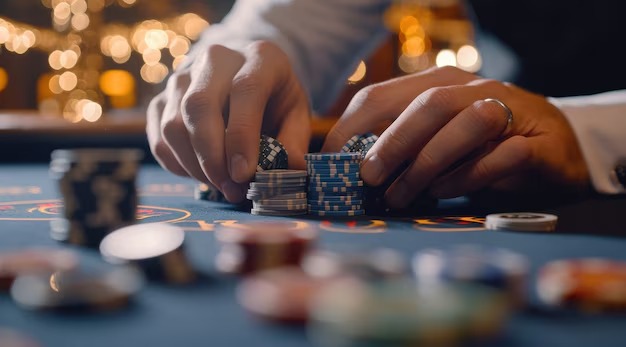 Capsa Banting card game interface on alexis4d alternatif showing player and dealer hands